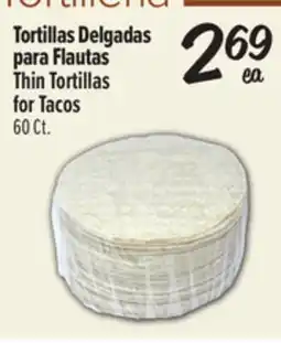 El Super Thin Tortillas for Tacos offer