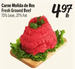 El Super Carne Molida de Res / Fresh Ground Beef offer