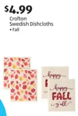Aldi Crofton Swedish Dishcloths offer