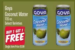 Jewel-Osco Goya Coconut Water offer