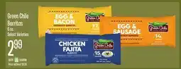 Jewel-Osco Green Chile Burritos offer