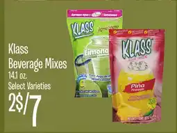Jewel-Osco Klass Beverage Mixes offer