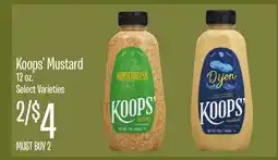 Jewel-Osco Koops' Mustard offer