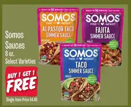 Jewel-Osco Somos Sauces offer