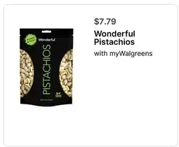Walgreens Wonderful Pistachios offer