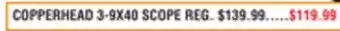 Dunham's Sports COPPERHEAD 3-9X40 SCOPE offer