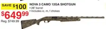 Dunham's Sports NOVA 3 CAMO 12GA SHOTGUN offer