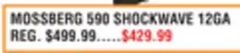 Dunham's Sports MOSSBERG 590 SHOCKWAVE 12GA offer