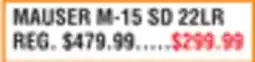 Dunham's Sports MAUSER M-15 SD 22LR offer