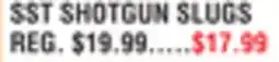 Dunham's Sports SST SHOTGUN SLUGS offer