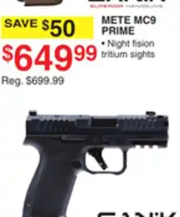 Dunham's Sports METE MC9 PRIME offer