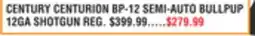 Dunham's Sports CENTURY CENTURION BP-12 SEMI-AUTO BULLPUP 12GA SHOTGUN offer