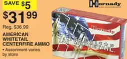 Dunham's Sports AMERICAN WHITETAIL CENTERFIRE AMMO offer