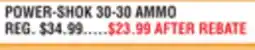 Dunham's Sports POWER-SHOK 30-30 AMMO offer