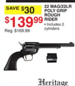Dunham's Sports 22 MAG/22LR POLY GRIP ROUGH RIDER offer