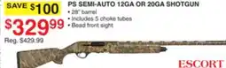 Dunham's Sports ESCORT SHOTGUNS PS SEMI-AUTO 12GA OR 20GA SHOTGUN offer