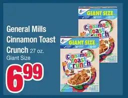 Jewel-Osco General Mills Cinnamon Toast Crunch offer