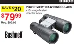 Dunham's Sports POWERVIEW 10X42 BINOCULARS offer