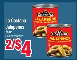 Jewel-Osco La Costeña Jalapeños offer