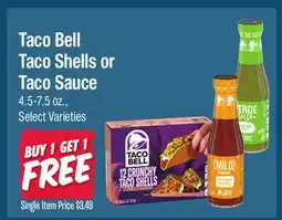 Jewel-Osco Taco Bell Taco Shells or Taco Sauce offer