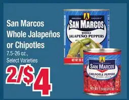 Jewel-Osco San Marcos Whole Jalapeños or Chipotles offer