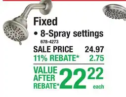 Menards Fixed offer