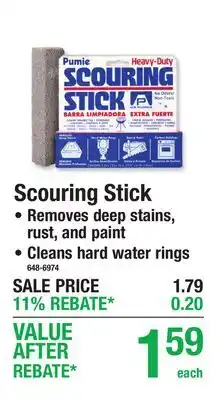 Menards Scouring Stick SPECIALTY CLEANERS offer