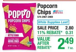 Menards Popcorn Chips Snacks offer