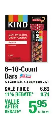 Menards 6–10-Count Bars Snacks offer