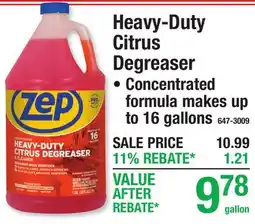 Menards Heavy-Duty Citrus Degreaser offer
