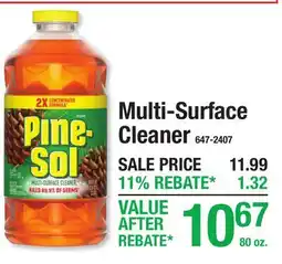 Menards Multi-Surface Cleaner offer