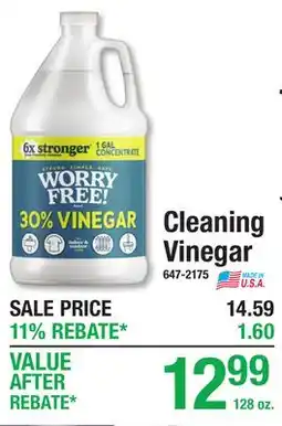 Menards Cleaning Vinegar offer