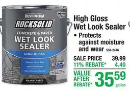 Menards High Gloss Wet Look Sealer offer