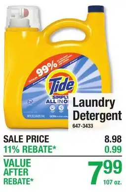 Menards Laundry Detergent offer