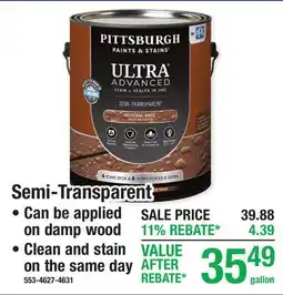 Menards Semi-Transparent offer
