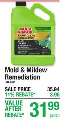Menards Mold & Mildew Remediation SPECIALTY CLEANERS offer