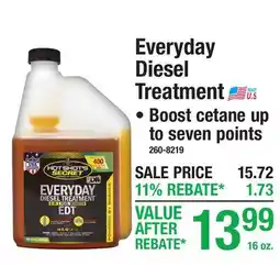 Menards Everyday Diesel Treatment offer