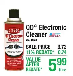 Menards QD Electronic Cleaner offer