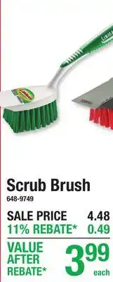 Menards Scrub Brush HEAVY-DUTY CLEANING SUPPLIES offer
