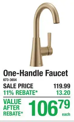 Menards One-Handle Faucet offer