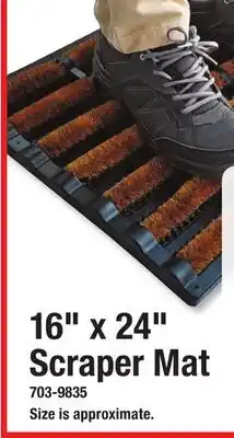 Menards 16 x 24 Scraper Mat offer