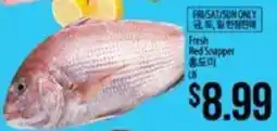 Hmart Fresh Red Snapper offer
