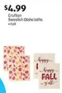 Aldi Crofton swedish dishcloths offer
