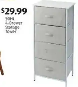 Aldi Sohl 4-Drawer Storage Tower offer