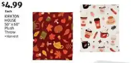 Aldi Kirkton house plush throw offer