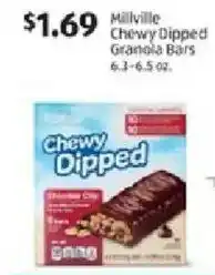 Aldi Millville chewy dipped granola bars offer