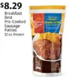 Aldi Breakfast Best Pre-Cooked Sausage Patties offer