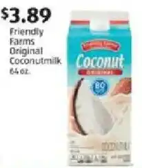 Aldi Friendly Farms Original Coconutmilk offer