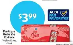 Aldi PurAqua Belle Vie offer