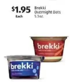 Aldi Breikki overnight oats offer